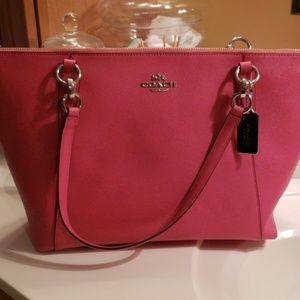 COACH Hot Pink Large Tote NWT